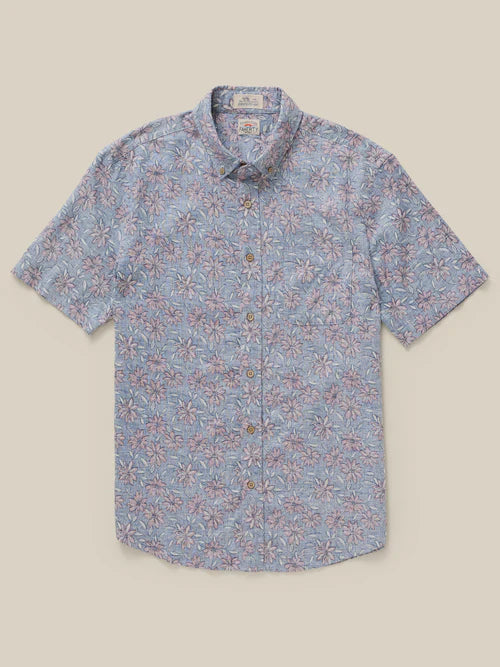 MIRKYN Short-Sleeve Breeze Shirt - Antique Berry Floral