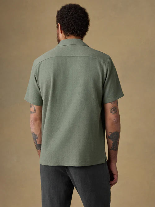 MIRKYN Short-Sleeve Camp Shirt - Faded Spruce