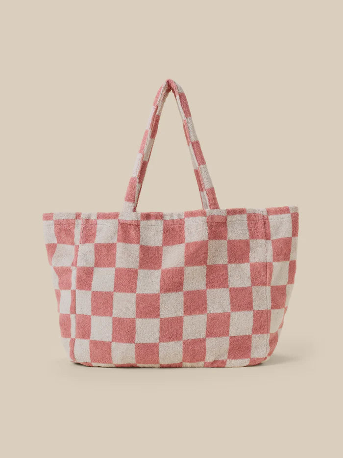 MIRKYN Towel Terry Tote - Red Shell Buffalo