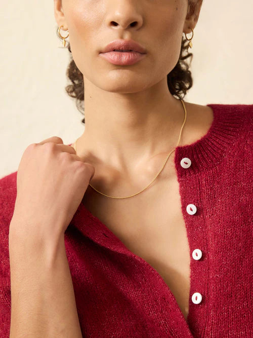 MIRKYN  Cardigan - Wine Rust