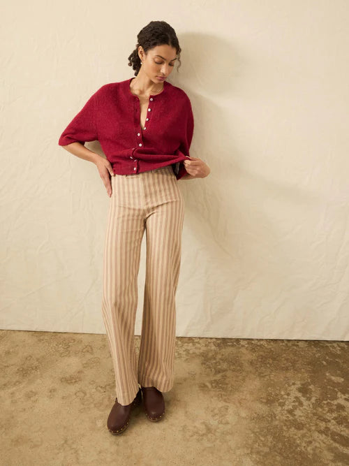 MIRKYN  Cardigan - Wine Rust