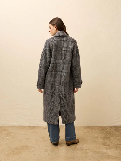 MIRKYN  Atlantic Knit Coat - Moontide Glen Plaid
