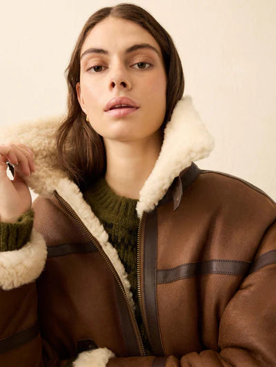 MIRKYN  Flight Jacket - Brown