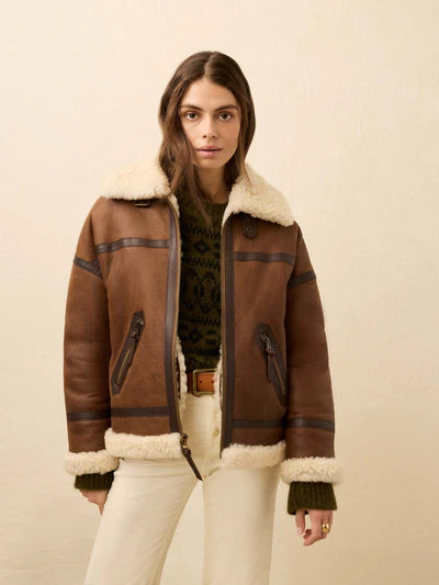 MIRKYN  Flight Jacket - Brown