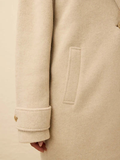MIRKYN  Atlantic Knit Coat - Oat Melange
