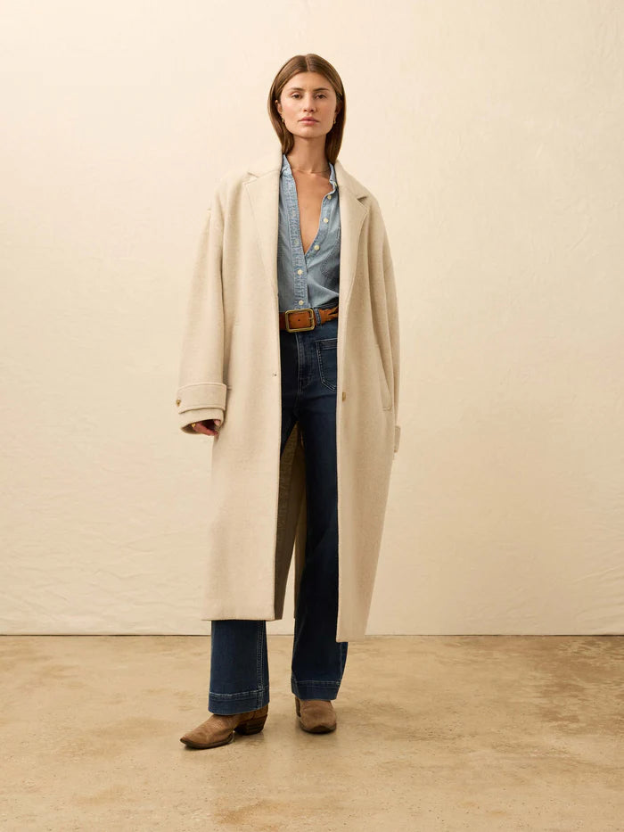 MIRKYN  Atlantic Knit Coat - Oat Melange