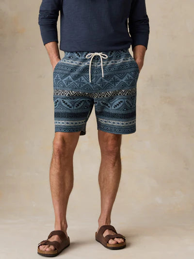 MIRKYN  Knit Short - Cay Blues Block