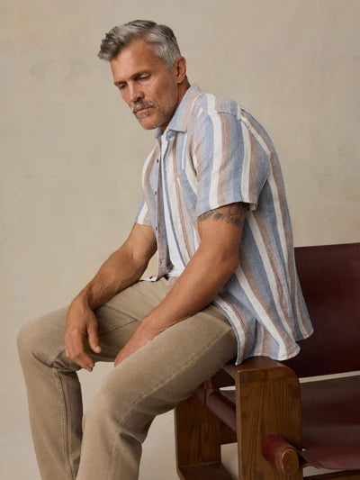 MIRKYN  Short-Sleeve Meadow Lake Stripe