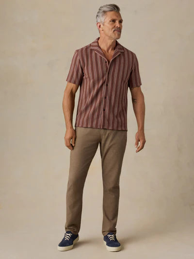 MIRKYN  Short-Sleeve Autumn Sky Stripe