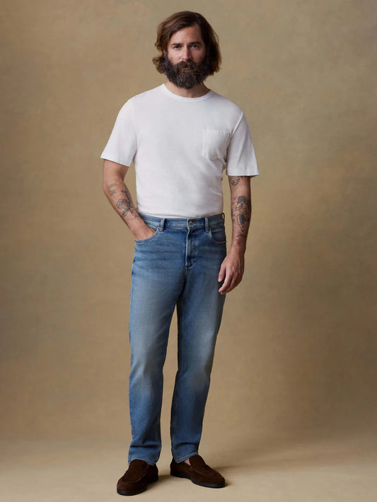 MIRKYN  Stretch Terry Indigo 5-Pocket - Indigo Ocean Wash