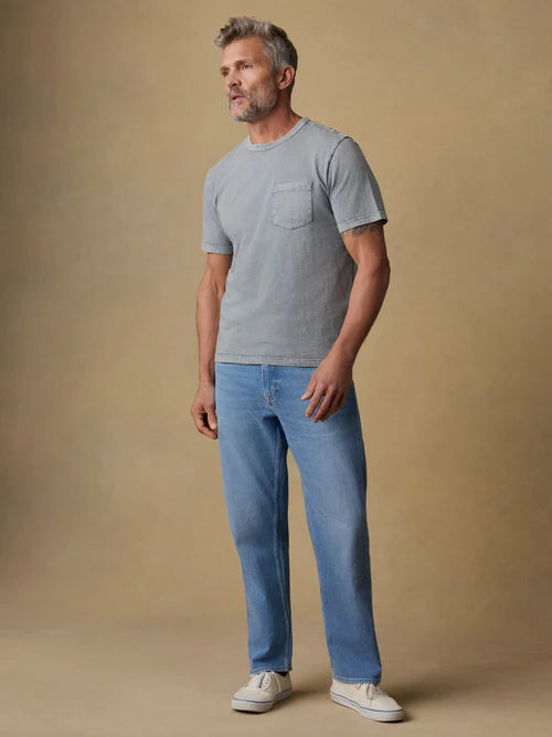 MIRKYN  Organic Cotton Denim Pant - Bay Drift Wash