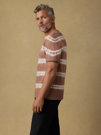 MIRKYN  Sunwashed Regenerative Tee - Red Ravine Tie Dye