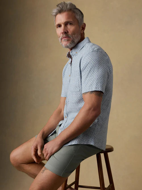 MIRKYN  Short-Sleeve Breeze Shirt - Fishscale Redux