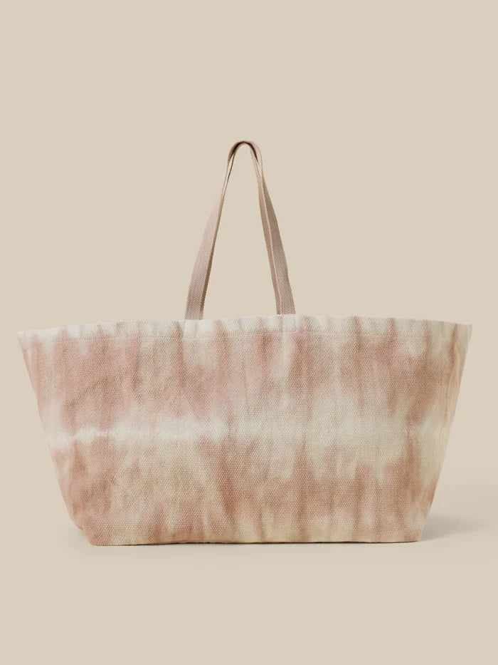 MIRKYN  Tie Dye Oversized Beach Bag - Dune Tie Dye