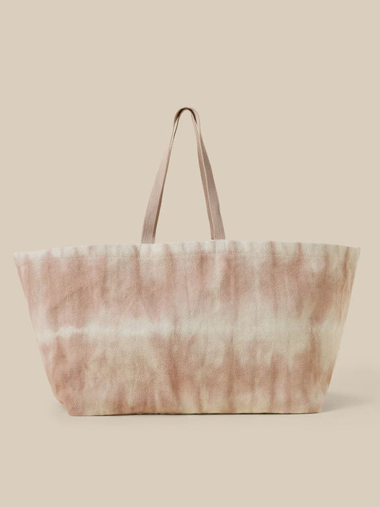 MIRKYN  Tie Dye Oversized Beach Bag - Dune Tie Dye