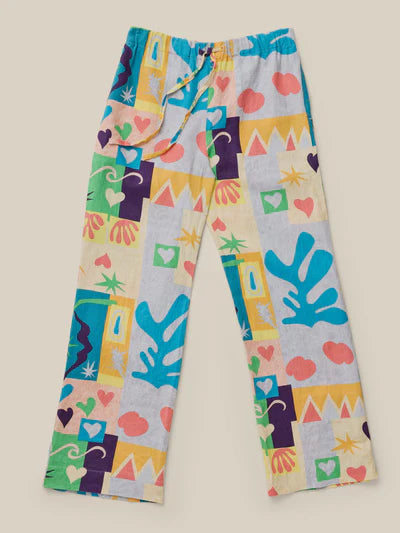 MIRKYN  Linen Pant - Sunshine Coast Tile