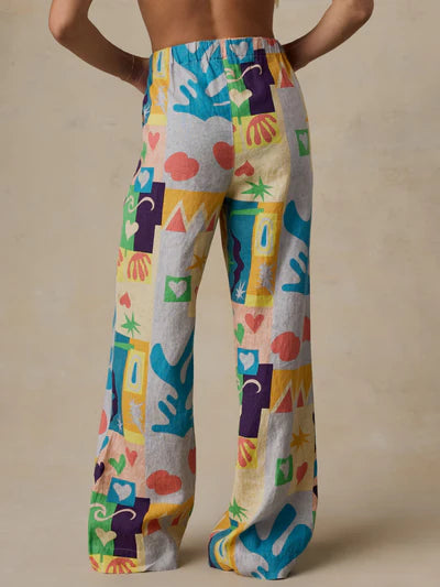 MIRKYN  Linen Pant - Sunshine Coast Tile