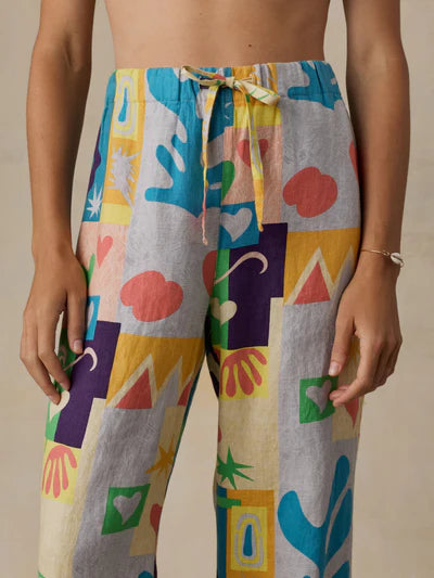 MIRKYN  Linen Pant - Sunshine Coast Tile