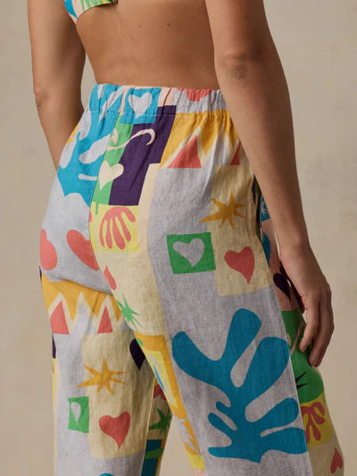 MIRKYN  Linen Pant - Sunshine Coast Tile