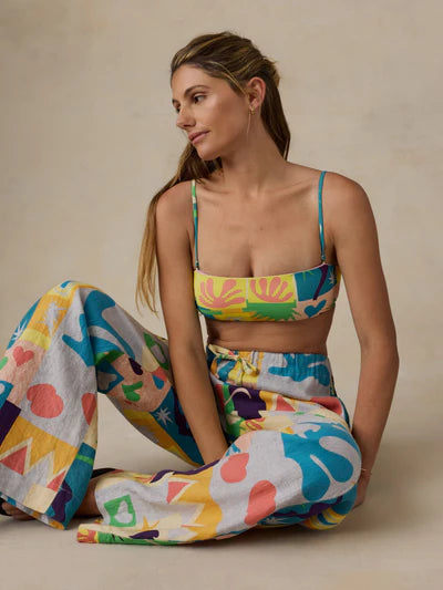 MIRKYN  Linen Pant - Sunshine Coast Tile