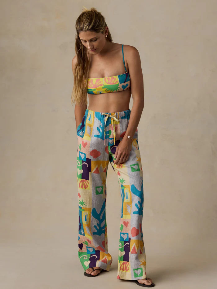 MIRKYN  Linen Pant - Sunshine Coast Tile