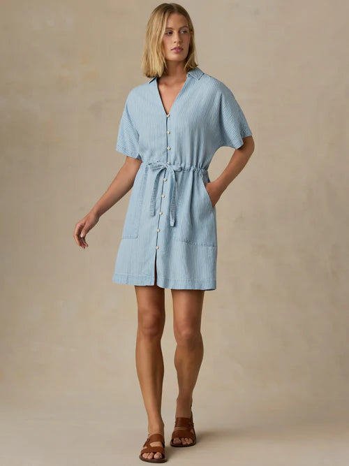 MIRKYN  Tried & True Oakley Dress - Bluewater Stripe