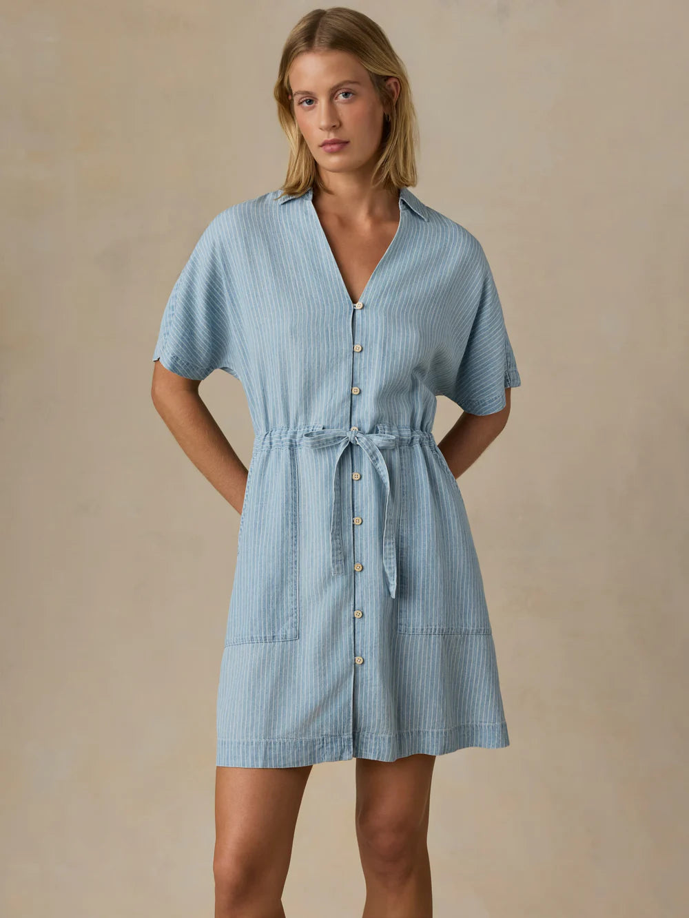 MIRKYN  Tried & True Oakley Dress - Bluewater Stripe