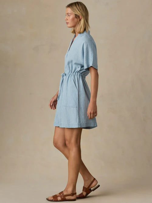 MIRKYN  Tried & True Oakley Dress - Bluewater Stripe