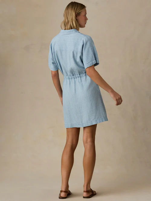 MIRKYN  Tried & True Oakley Dress - Bluewater Stripe