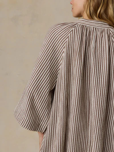 MIRKYN  Cotton Gauze Dress - Mocha Mist