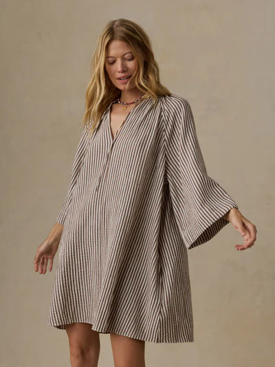 MIRKYN  Cotton Gauze Dress - Mocha Mist