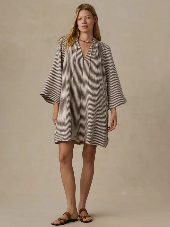 MIRKYN  Cotton Gauze Dress - Mocha Mist