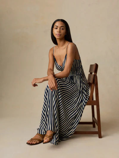 MIRKYN  Dress - Spellbound Coastal Stripe